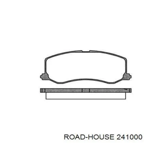 Sapatas do freio dianteiras de disco Road House 241000 preço, a partir de 23,59 USD