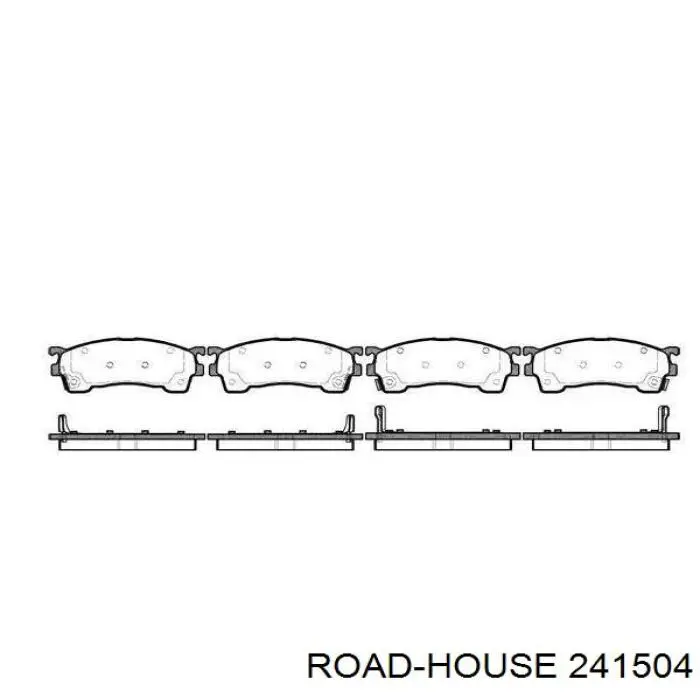 Sapatas do freio dianteiras de disco Road House 241504 preço, a partir de 28,11 USD