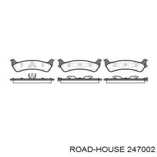 Sapatas do freio traseiras de disco Road House 247002 preço, a partir de 41,37 USD