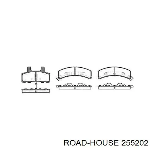 Sapatas do freio dianteiras de disco Road House 255202 preço, a partir de 31,73 USD