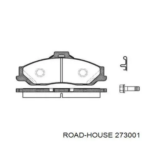 Sapatas do freio dianteiras de disco Road House 273001 preço, a partir de 67,47 USD