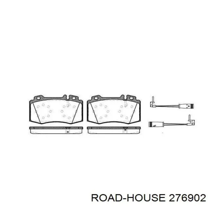 Sapatas do freio dianteiras de disco Road House 276902 preço, a partir de 43,24 USD