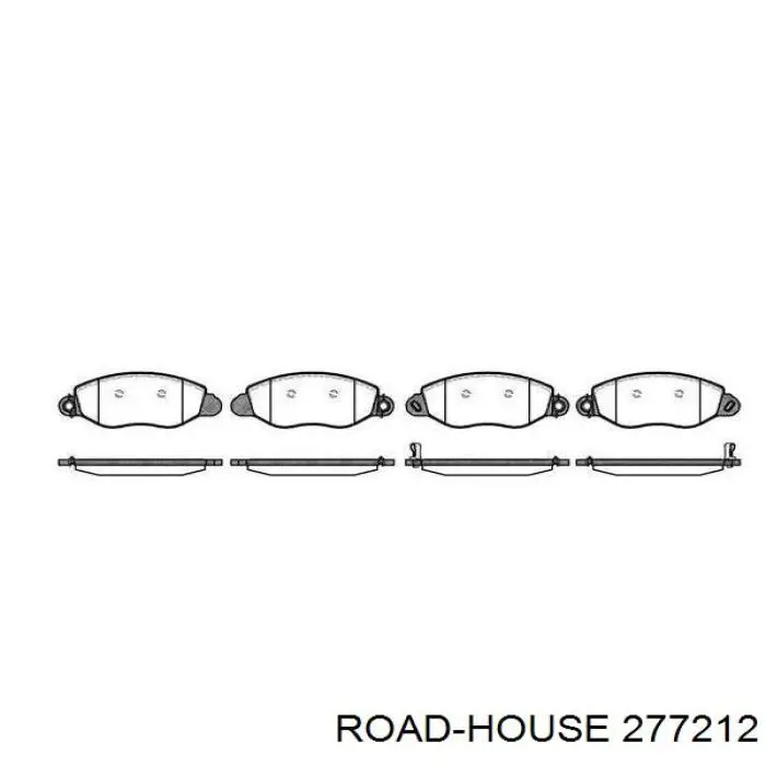 Sapatas do freio dianteiras de disco Road House 277212 preço, a partir de 39,80 USD