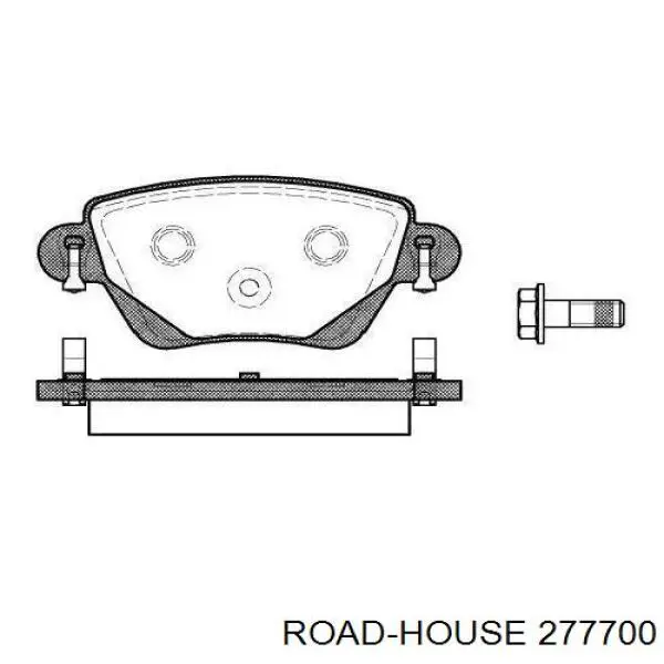Sapatas do freio traseiras de disco Road House 277700 preço, a partir de 57,89 USD