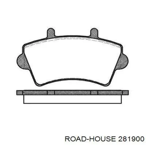 Sapatas do freio dianteiras de disco Road House 281900 preço, a partir de 30,05 USD