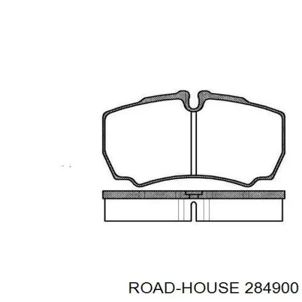 Sapatas do freio traseiras de disco Road House 284900 preço, a partir de 33,04 USD