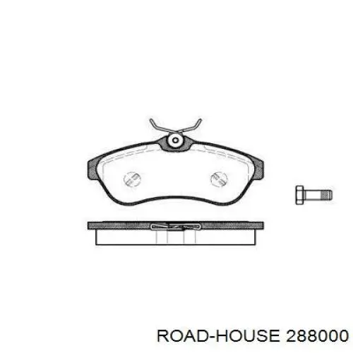 Sapatas do freio dianteiras de disco Road House 288000 preço, a partir de 29,44 USD