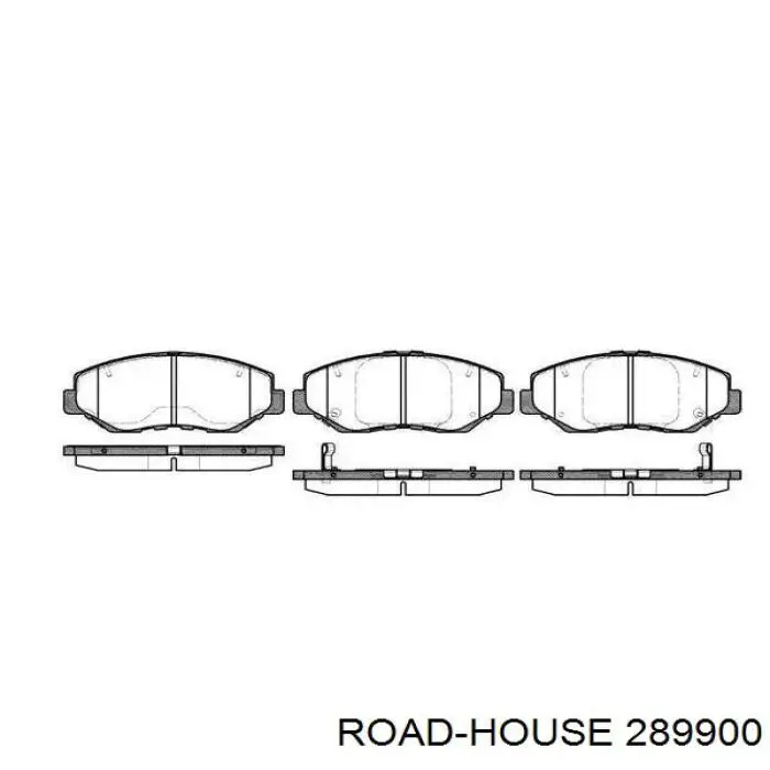 Sapatas do freio dianteiras de disco Road House 289900 preço, a partir de 47,73 USD