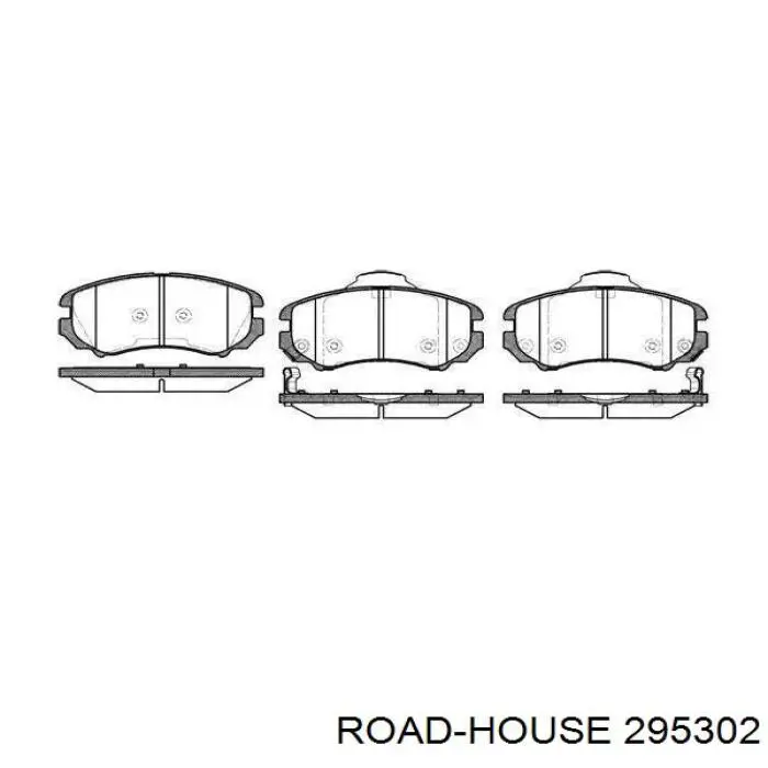 Sapatas do freio dianteiras de disco Road House 295302 preço, a partir de 32,08 USD