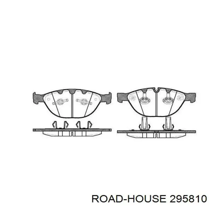 Sapatas do freio dianteiras de disco Road House 295810 preço, a partir de 53,99 USD
