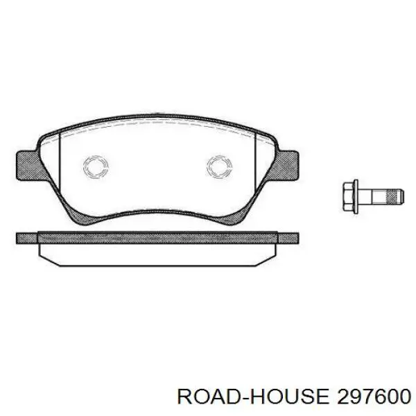 Sapatas do freio dianteiras de disco Road House 297600 preço, a partir de 35,29 USD
