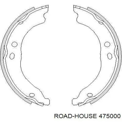 Sapatas do freio de estacionamento Road House 475000 preço, a partir de 38,71 USD