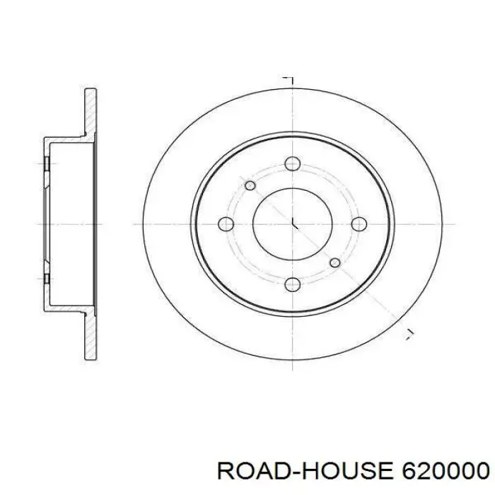 Disco do freio traseiro Road House 620000 preço, a partir de 29,74 USD