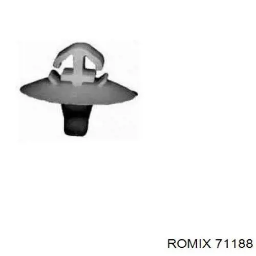 Braçadeira (cápsula) de fixação de moldura da porta Renault (RVI) 7701470779 preço, a partir de 0,43 USD