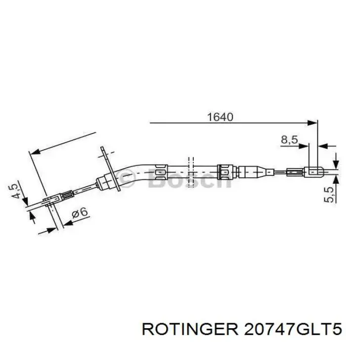 Disco do freio dianteiro Rotinger 20747GLT5 preço, a partir de 104,65 USD