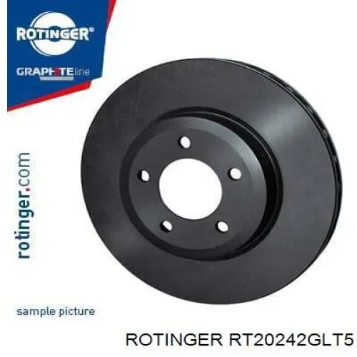 RT20242GLT5 Rotinger Disco do freio dianteiro