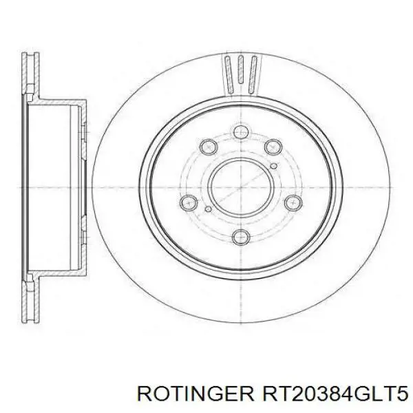 Compre RT20384GLT5 Rotinger Disco do freio traseiro