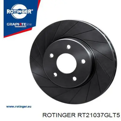 RT21037GLT5 Rotinger Disco do freio dianteiro