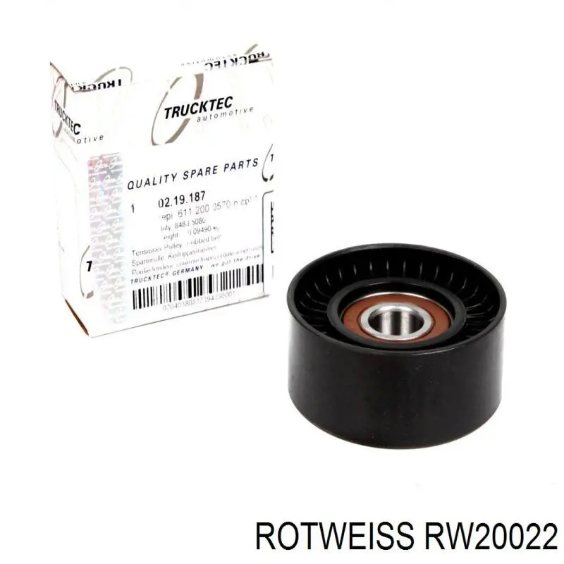 RW20022 Rotweiss Rolo de reguladora de tensão da correia de transmissão