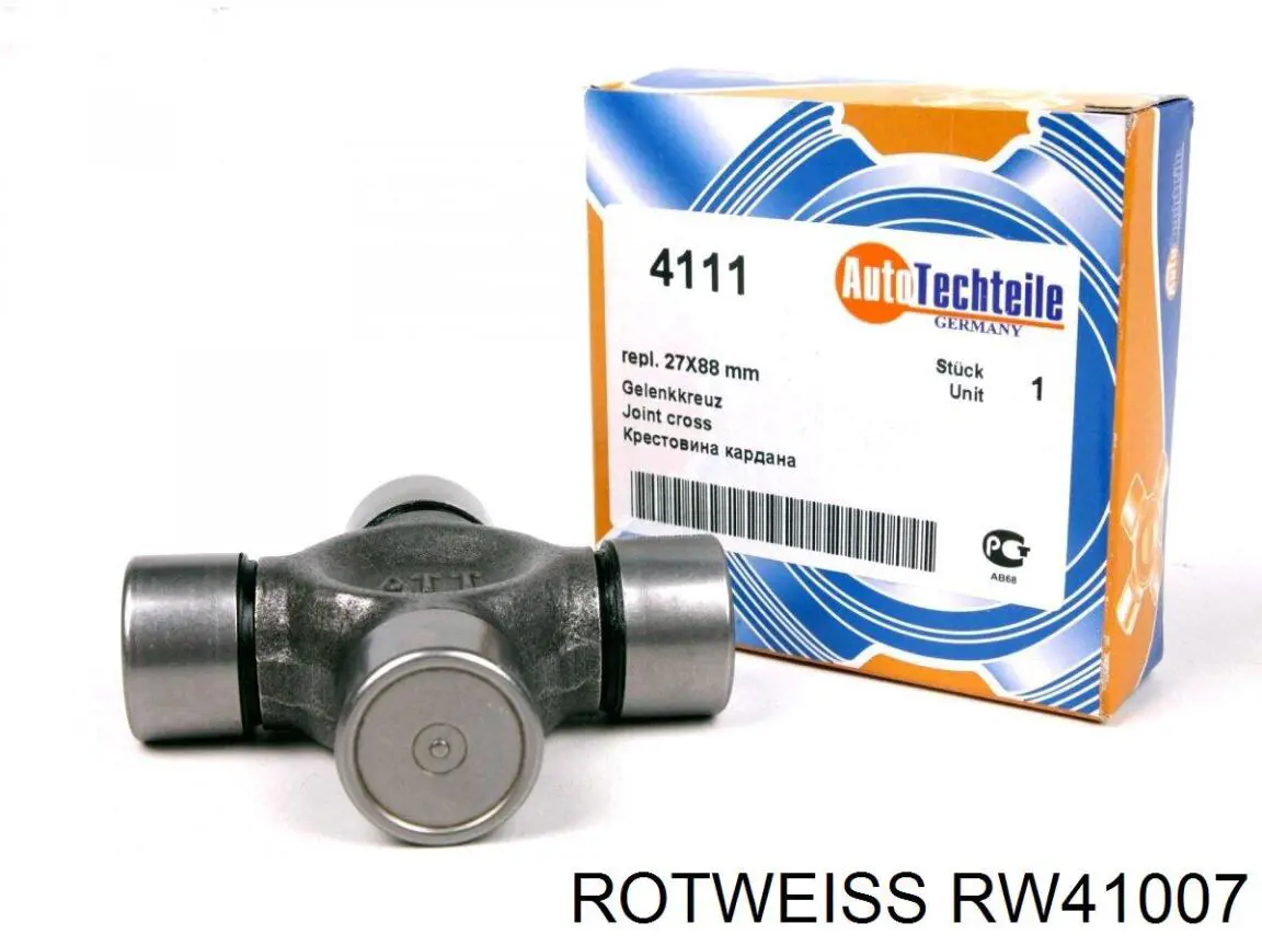 Cruzeta da junta universal traseira RW41007 Rotweiss