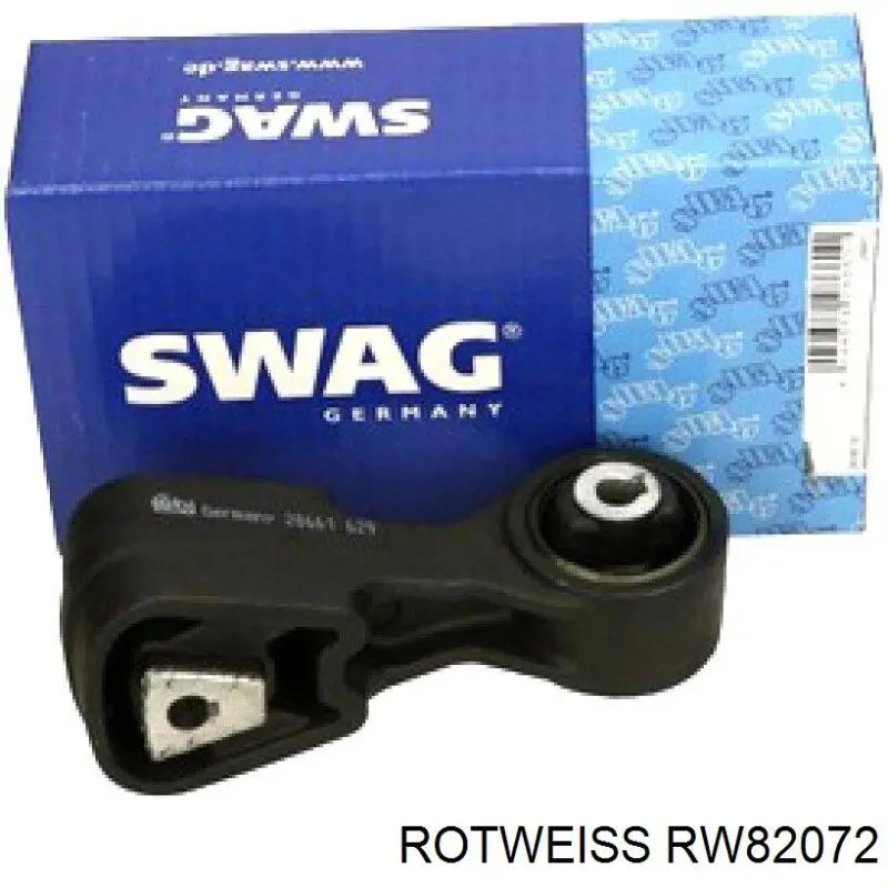 Lanterna da luz de fundo de matrícula traseira RW82072 Rotweiss