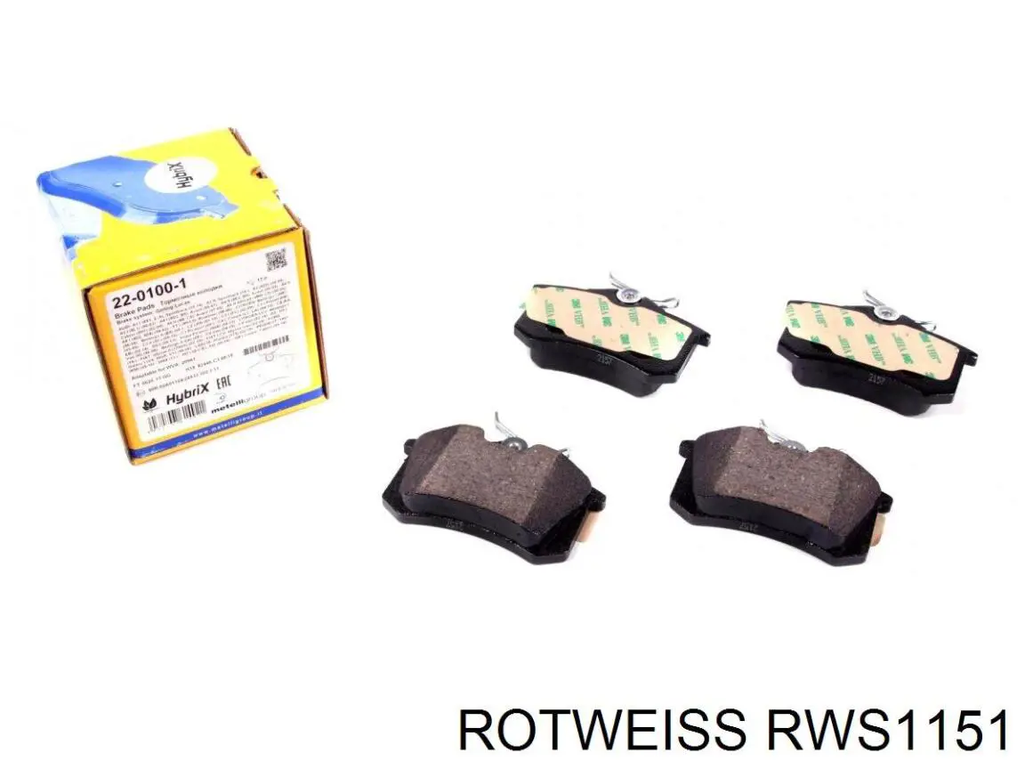 RWS1151 Rotweiss Protetor de lama traseiro direito