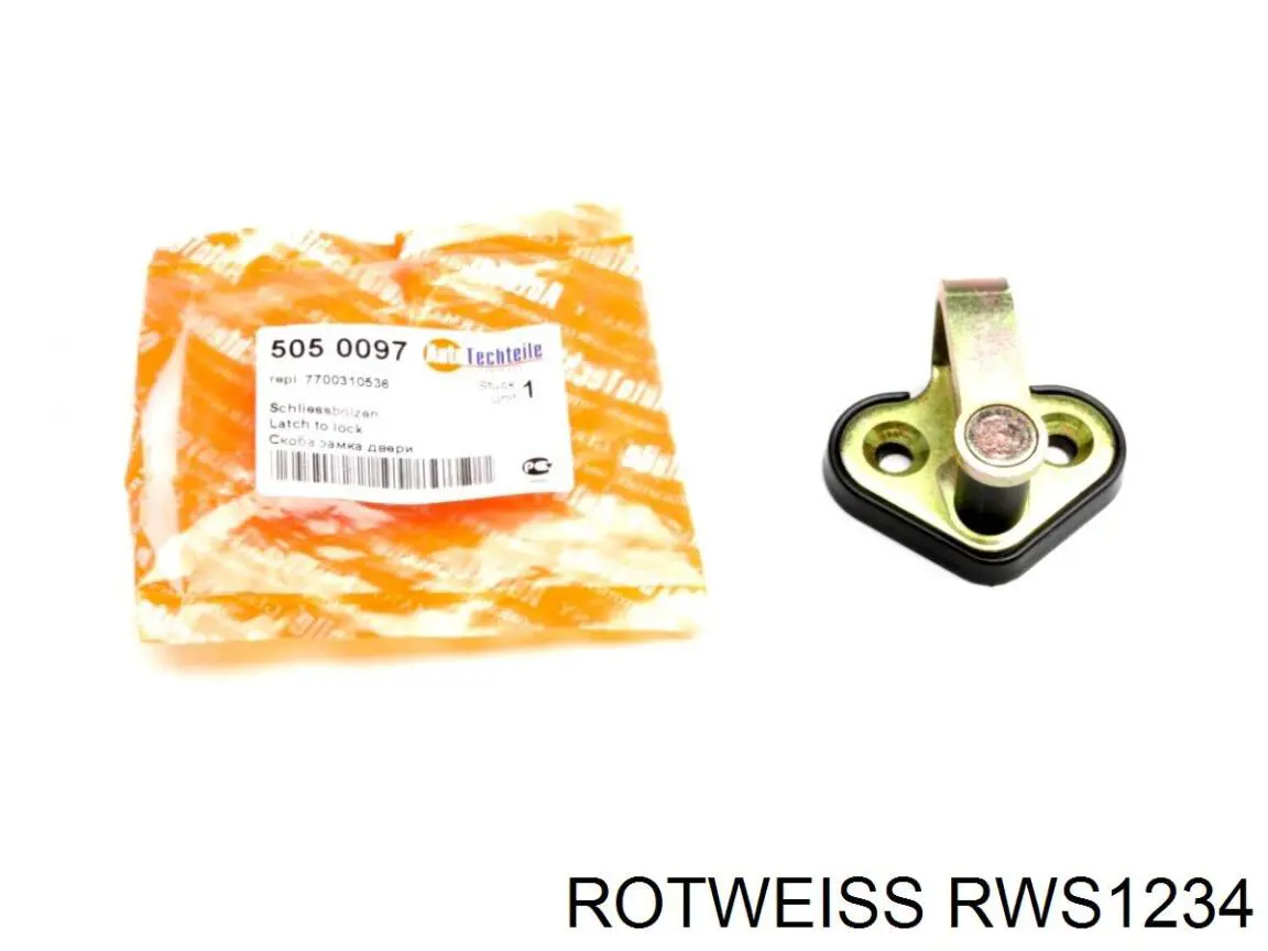 RWS1234 Rotweiss Gozno de garra (parte complementar) de fecho da porta dianteira