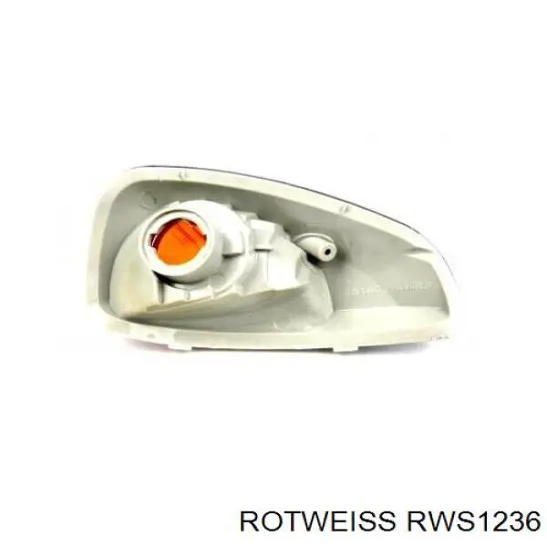 Pisca-pisca de espelho direito RWS1236 Rotweiss