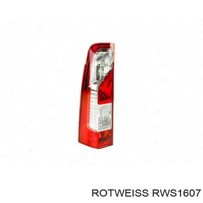Lanterna traseira esquerda Rotweiss RWS1607