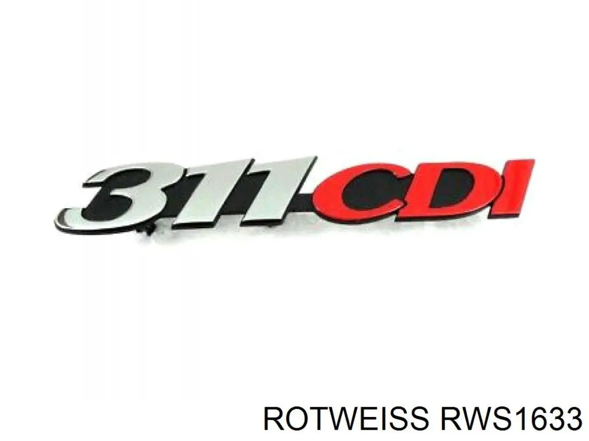Emblema de grelha do radiador RWS1633 Rotweiss