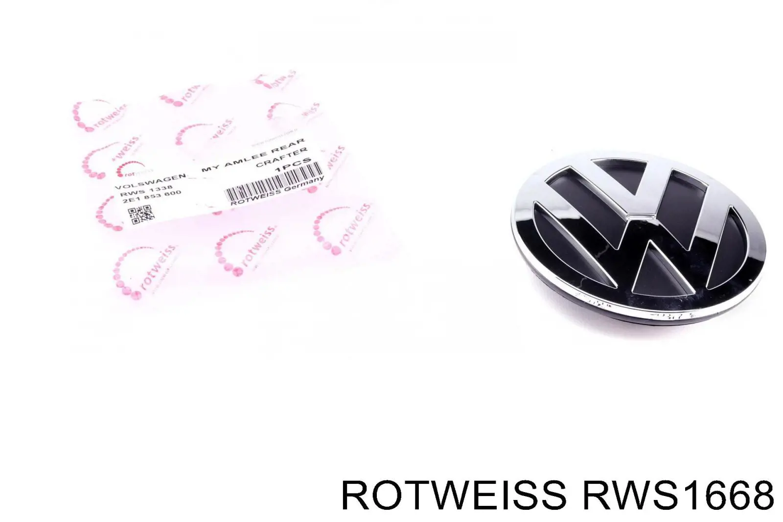 Emblema de grelha do radiador Rotweiss RWS1668