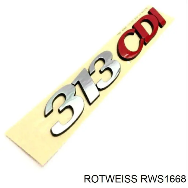 RWS1668 Rotweiss Emblema de grelha do radiador