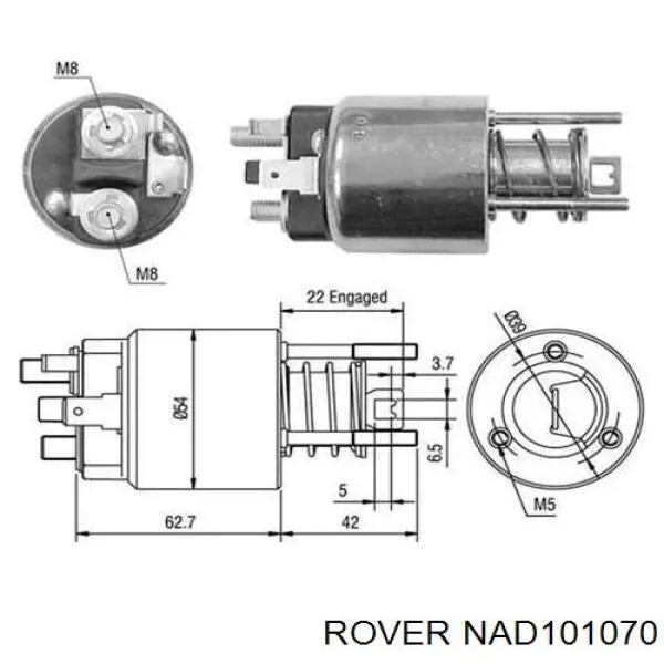 Compre NAD101070 Rover Motor de arranco