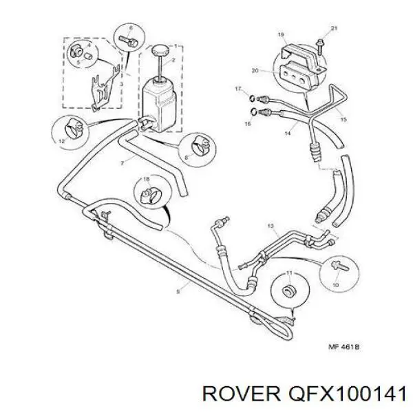 Tanque de bomba da Direção hidrâulica assistida Rover 25 preço, a partir de 45,67 USD