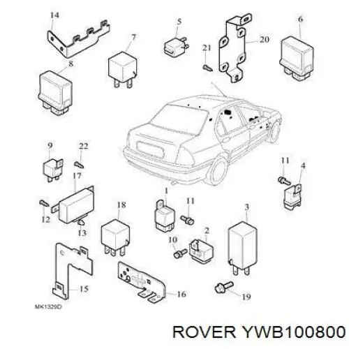  YWB100800 Rover