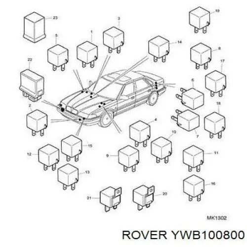  Rover YWB100800