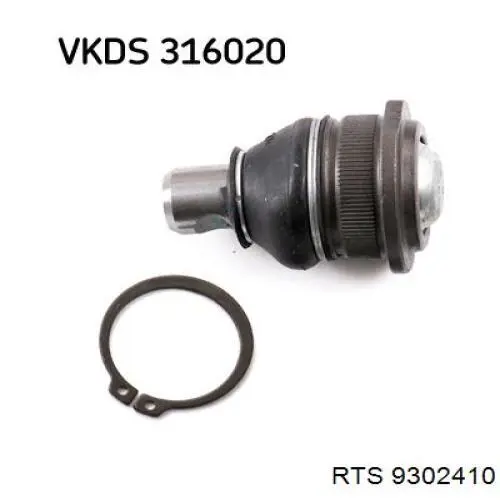 Suporte de esfera inferior RTS 9302410