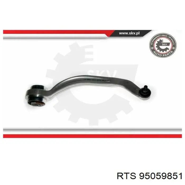 Braço oscilante inferior direito de suspensão dianteira RTS 95059851 preço, a partir de 58,33 USD