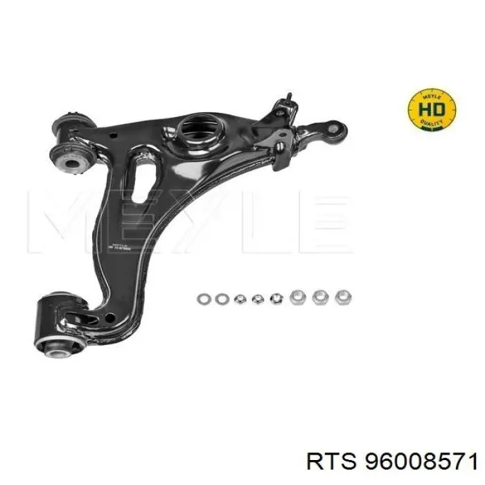 Compre 96008571 RTS Braço oscilante inferior direito de suspensão dianteira
