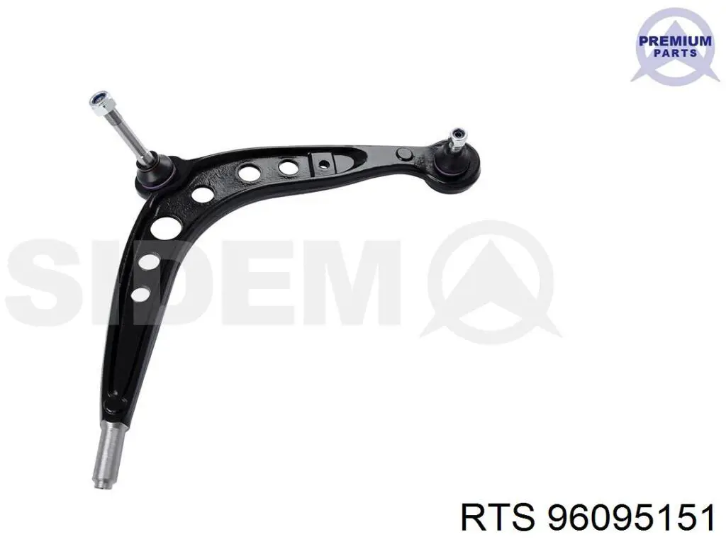 Braço oscilante inferior direito de suspensão dianteira RTS 96095151 preço, a partir de 84,21 USD