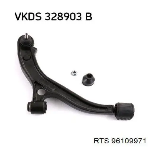 Braço oscilante inferior direito de suspensão dianteira RTS 96109971 preço, a partir de 102,53 USD