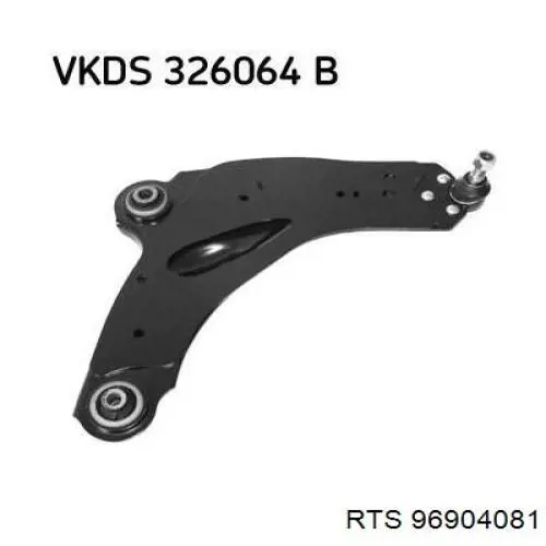 Compre 96904081 RTS Braço oscilante inferior direito de suspensão dianteira