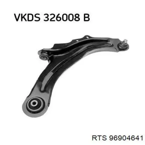 Braço oscilante inferior direito de suspensão dianteira RTS 96904641 preço, a partir de 56,28 USD