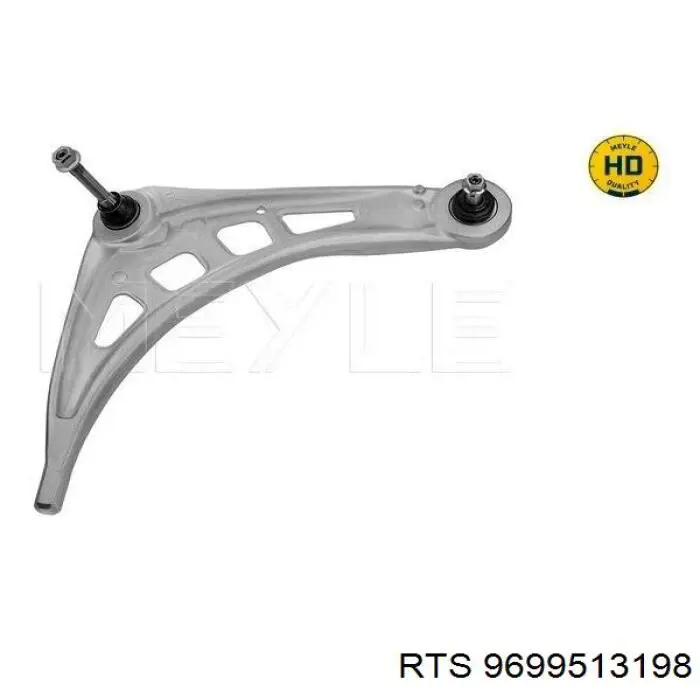 Braço oscilante inferior direito de suspensão dianteira RTS 9699513198 preço, a partir de 167,41 USD