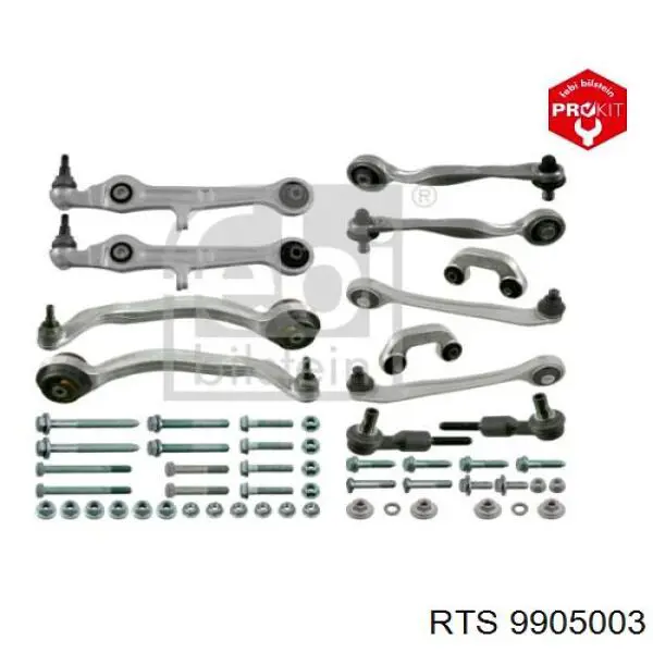 Kit de braços oscilantes de suspensão dianteira RTS 9905003 preço, a partir de 362,75 USD