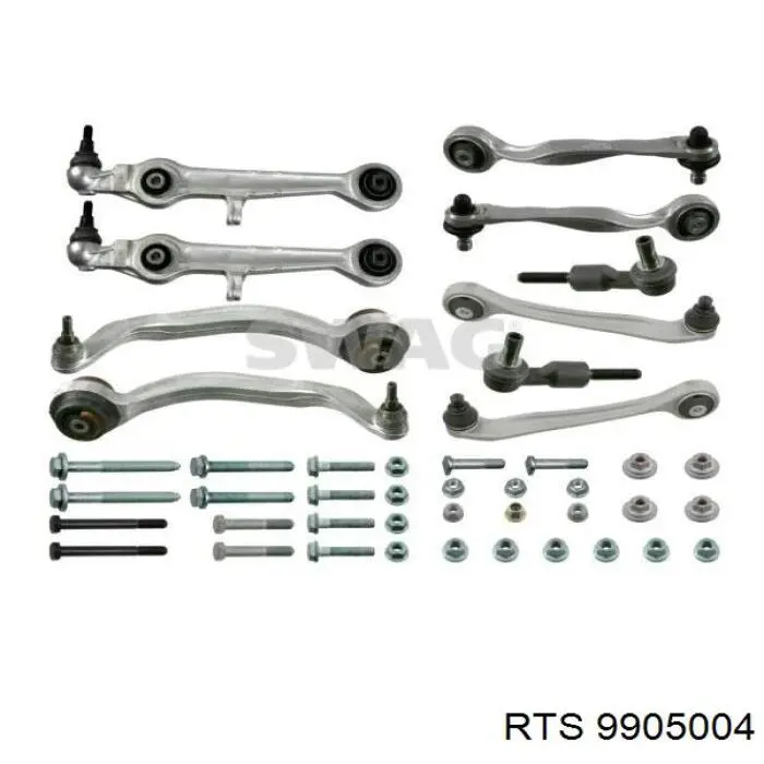 Kit de braços oscilantes de suspensão dianteira RTS 9905004 preço, a partir de 381,57 USD