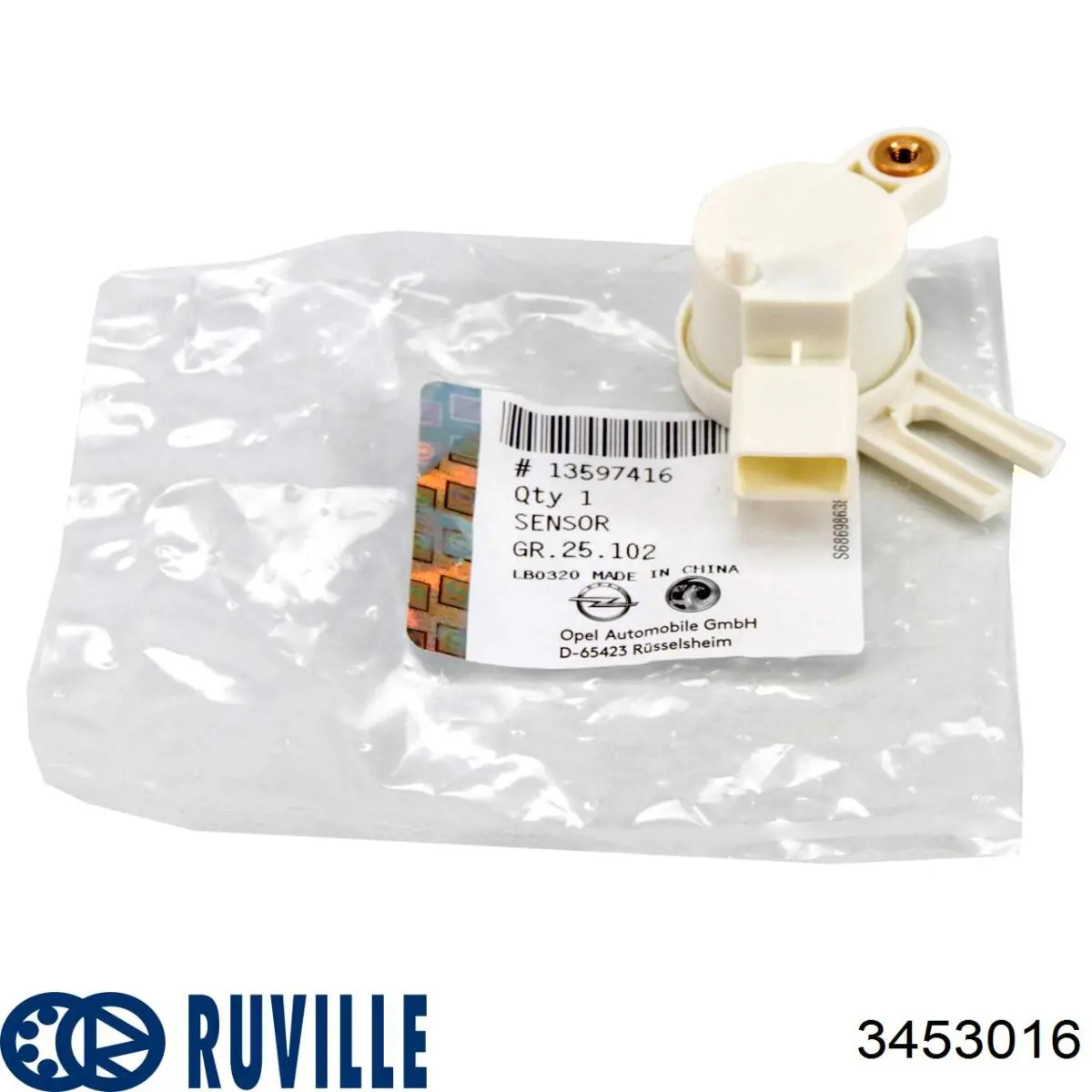 Compre 3453016 Ruville Cadeia do mecanismo de distribuição de gás