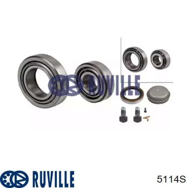 Compre 5114S Ruville Rolamento de cubo dianteiro