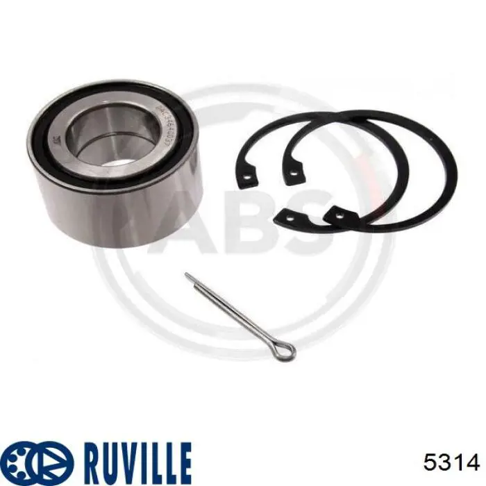 Rolamento de cubo dianteiro 5314 Ruville