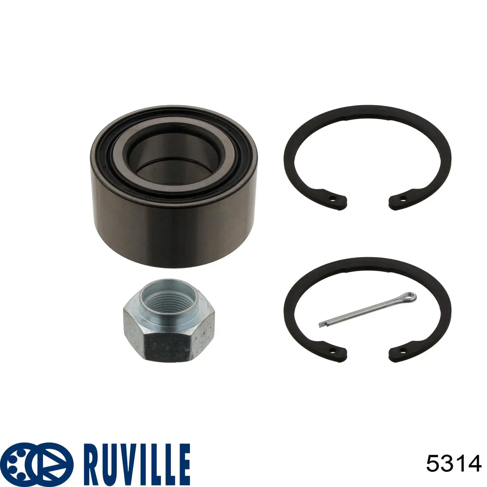 Rolamento de cubo dianteiro Ruville 5314 preço, a partir de 15,26 USD